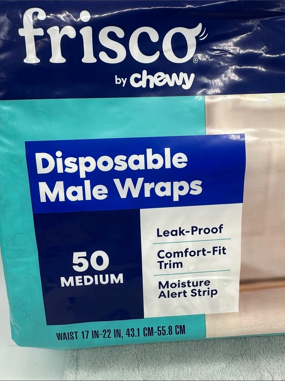 Frisco by Chewy Disposable Male Wraps - 50 Count (Medium) NEW PRICE FIRM
